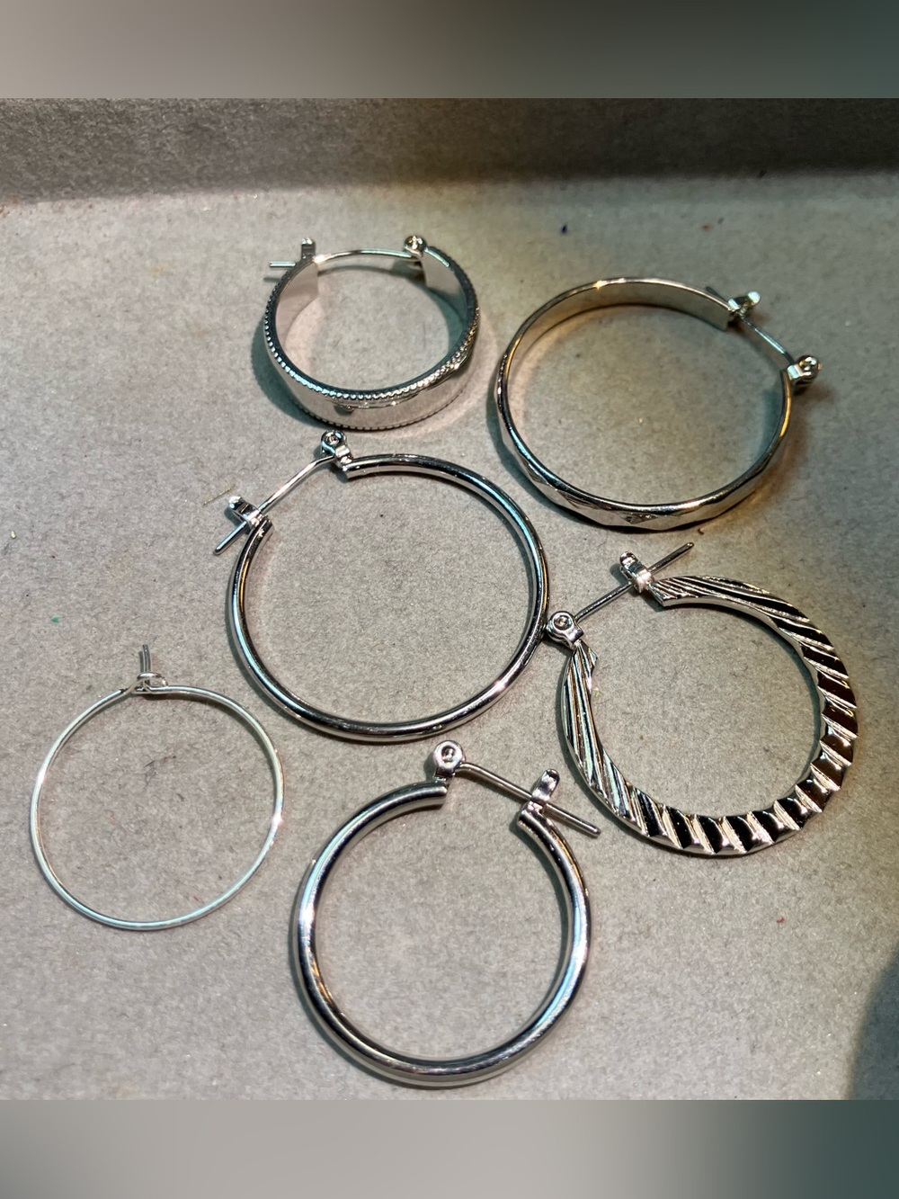 Silver Hoop Earrings - Classic Women's Jewelry All single earrings